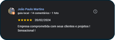 Depoimento de cliente 9